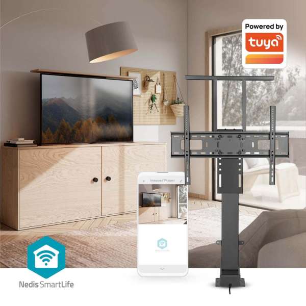 Nedis SmartLife Motorized TV Lift 37-80" Black
