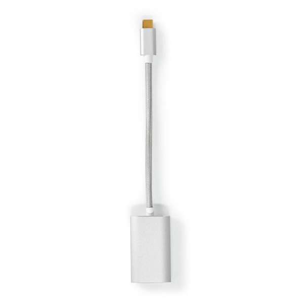 Nedis USB 3.2 Gen 1 USB-C Male - DisplayPort Female USB-C Female 4K60Hz Power delivery 0,20m Grey