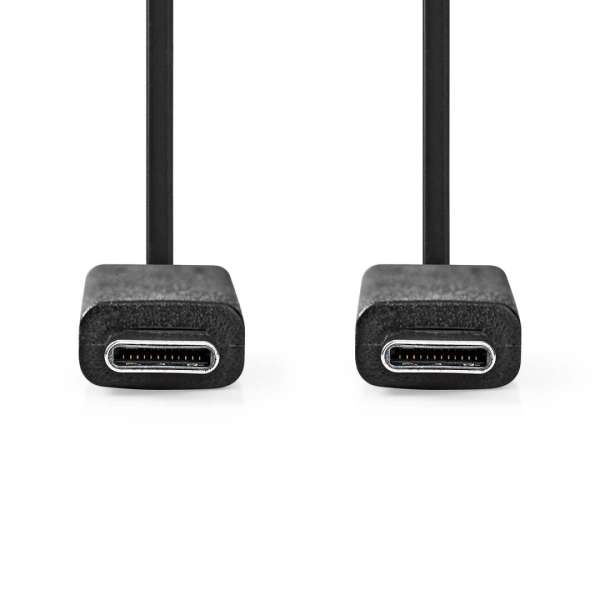 Nedis USB-C Male to USB-C Male USB 3.2 Gen 2 cable 1m Black