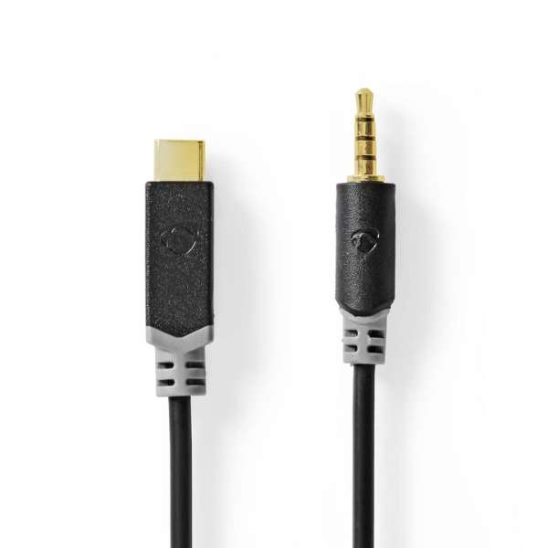 Nedis USB-C to 3,5mm jack Adapter 1m Black