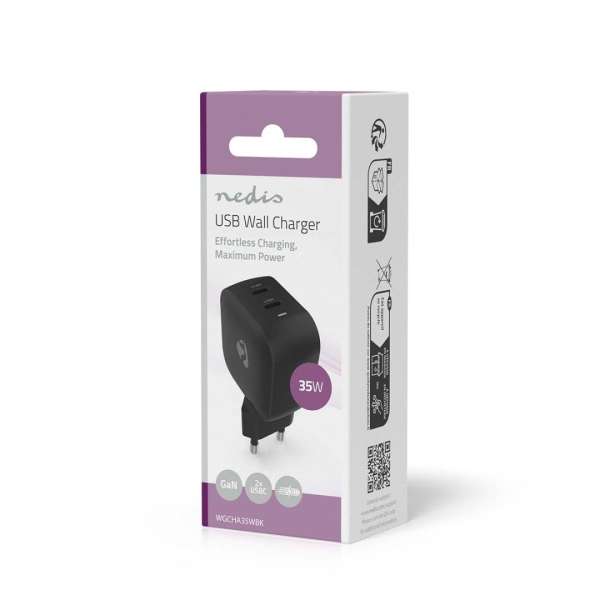 Nedis Wall Charger 35W PD 3.0 Black