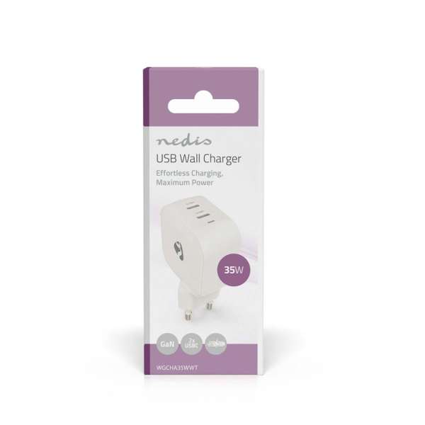 Nedis Wall Charger 35W PD 3.0 White