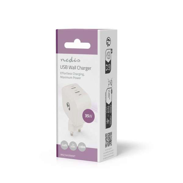 Nedis Wall Charger 35W PD 3.0 White