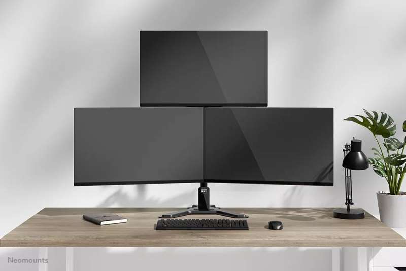 Neomounts DS45-600BL2-1 Triple monitor stand 10-32" Black