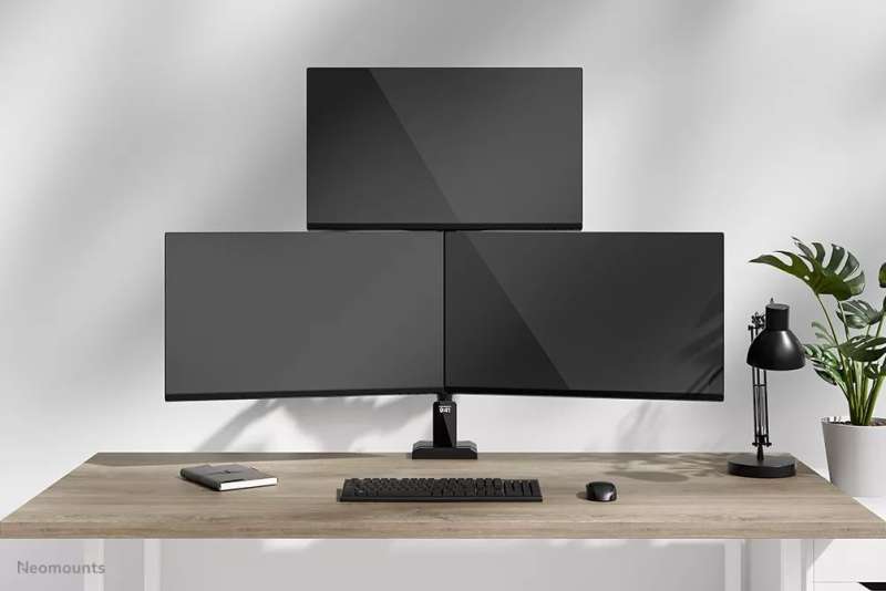 Neomounts DS60-600BL2-1 Triple monitor arm 10-32" Black