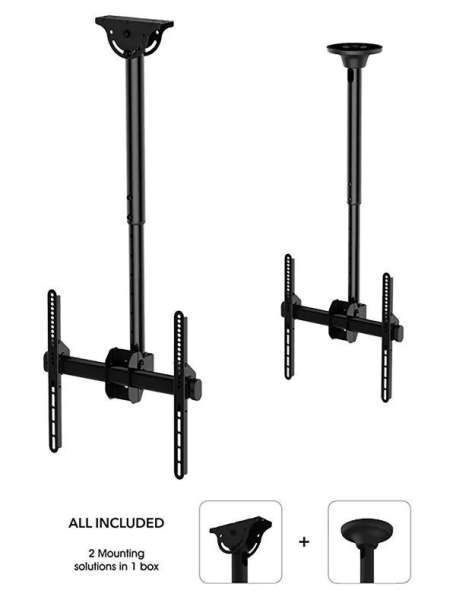 Neomounts NM-C440BLACK monitor ceiling mount 32"-60" Black