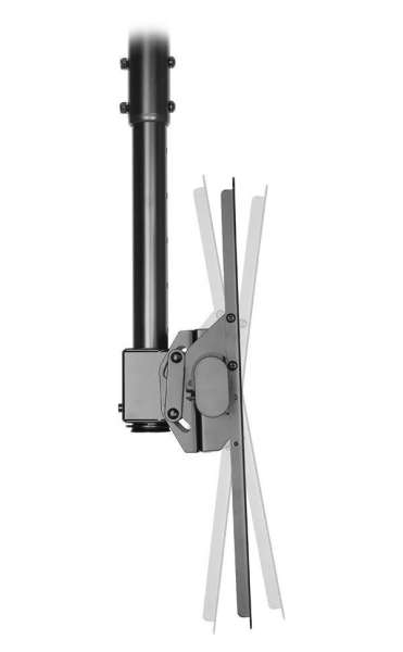 Neomounts NM-C440BLACK monitor ceiling mount 32"-60" Black