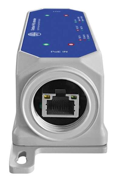 Nestron 1 portos gigabit ethernet PoE extender; 90 W; max. 250 méter; túlfeszültség védelem; IP67; IK10