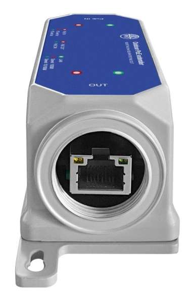 Nestron 1 portos gigabit ethernet PoE extender; 90 W; max. 250 méter; túlfeszültség védelem; IP67; IK10
