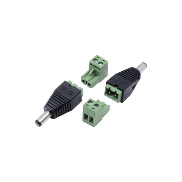 Nestron DC tápcsatlakozó dugó; 2.1/5.5/11 mm; apa