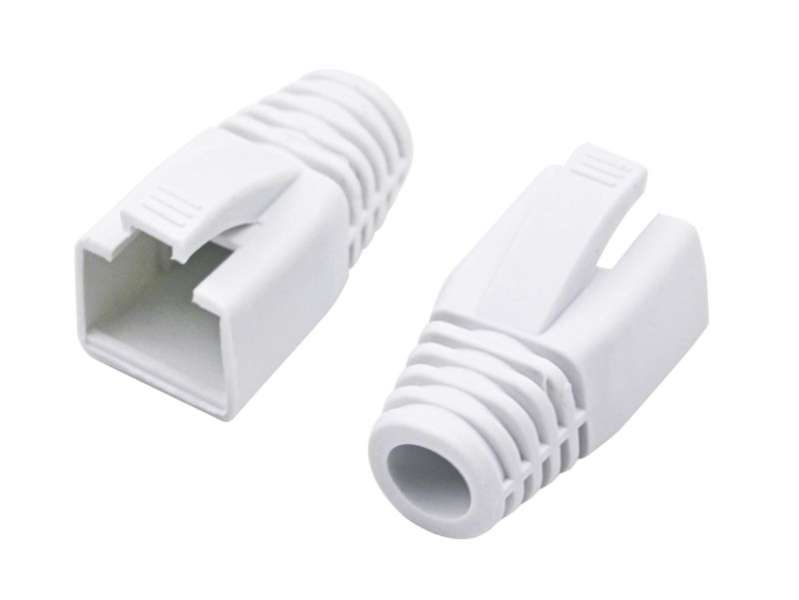 Nestron Törésgátló RJ45 csatlakozóhoz; 10 db/csomag; fehér
