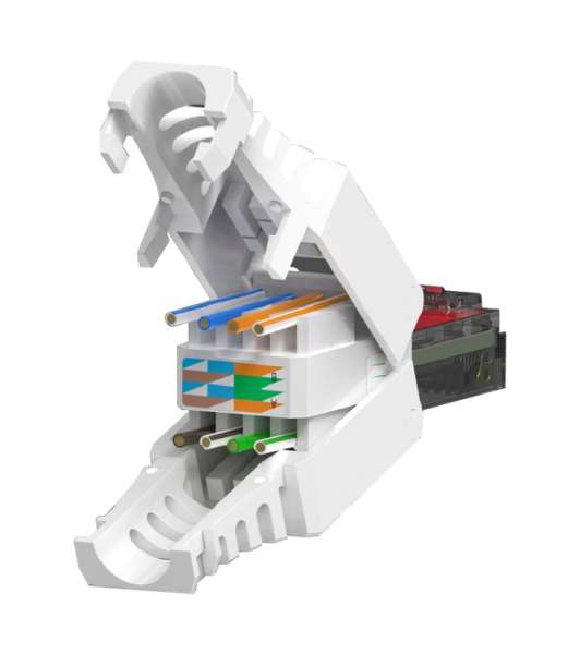 Nestron UTP RJ45 szerszám nélküli csatlakozó; Cat6