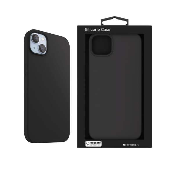 Next One MagSafe Silicone Case iPhone 14 Black