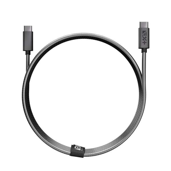 Next One Metallic USB-C to USB-C Cable Space Gray