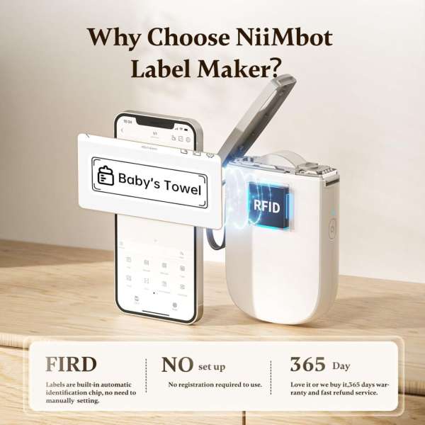 NIIMBOT D11_H Set Címkenyomtató White