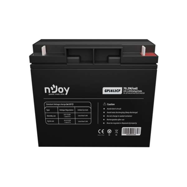 Njoy 12V/18Ah szünetmentes akkumulátor 1db/csomag