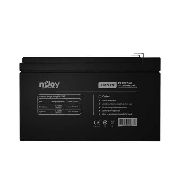 Njoy 12V/7Ah szünetmentes akkumulátor 1db/csomag