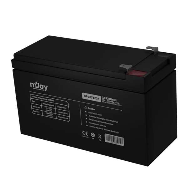 Njoy 12V/7Ah szünetmentes akkumulátor 1db/csomag