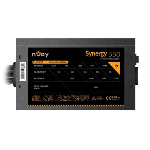 Njoy 550W 80+ White Synergy 550 OEM