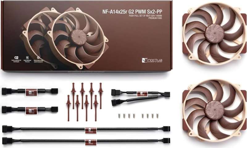 Noctua NF-A14x25r G2 PWM SX2 PP (2-pack)