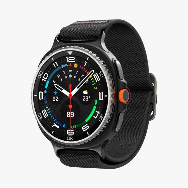 Nomad Lite Fit Band for Samsung Galaxy Watch 8 46mm/44mm/40mm Black