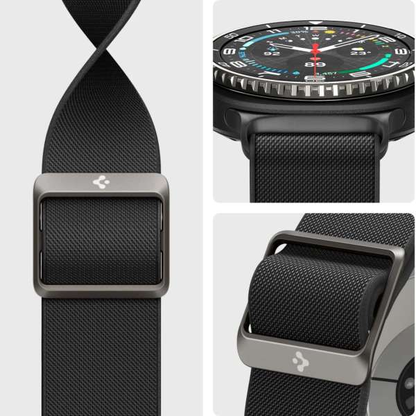 Nomad Lite Fit Band for Samsung Galaxy Watch 8 46mm/44mm/40mm Black