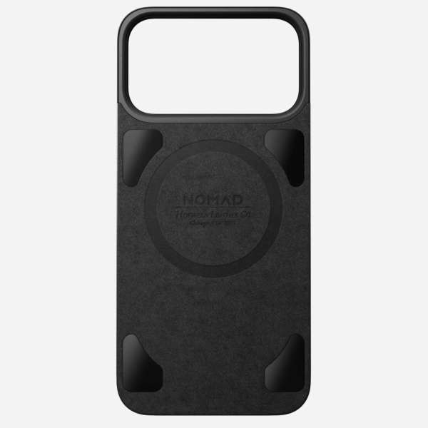 Nomad Magnetic Leather Back (Horween) Magsafe case for iPhone 17 Pro Max Black