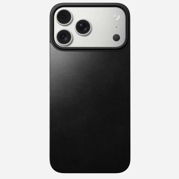 Nomad Magnetic Leather Back (Horween) Magsafe case for iPhone 17 Pro Max Black