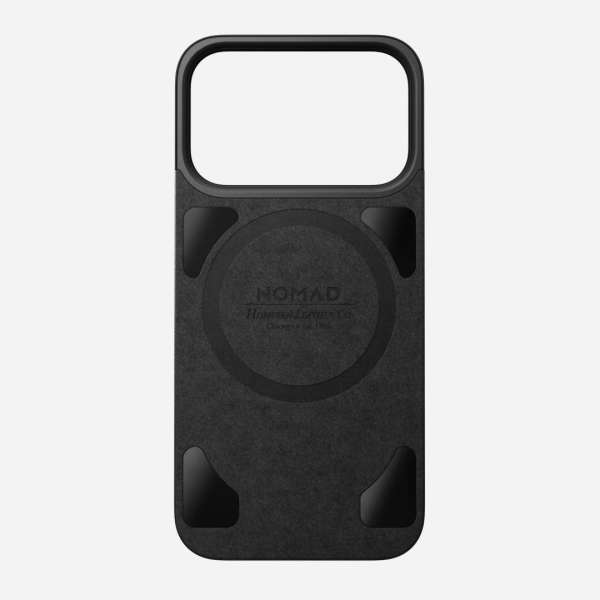 Nomad Magnetic Magsafe Leather Back (Horween) for iPhone 17 Pro Black