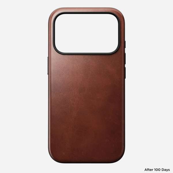 Nomad Modern Horween Leather Case for iPhone 17 Pro Olde Dublin