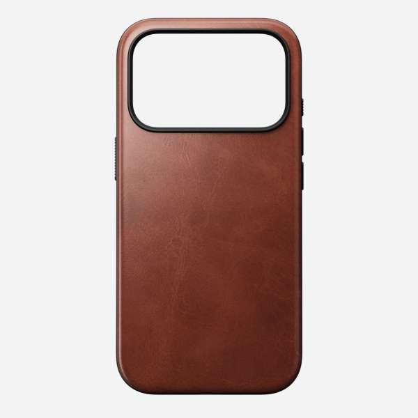 Nomad Modern Horween Leather Case for iPhone 17 Pro Olde Dublin