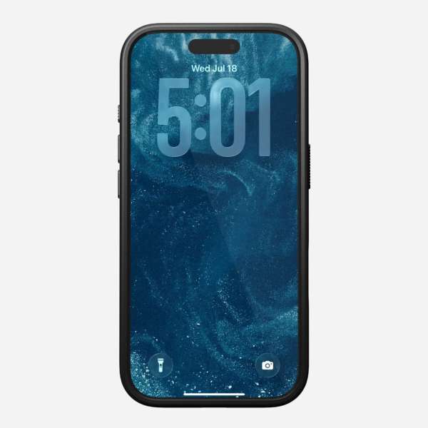 Nomad Modern Leather Case for iPhone 17 Black