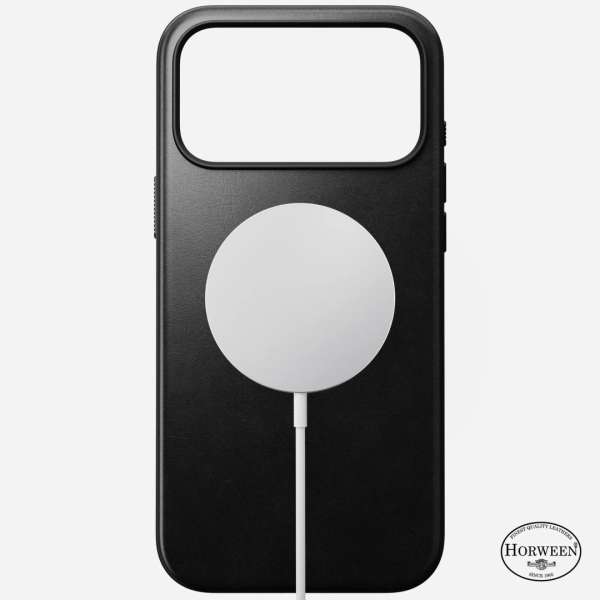 Nomad Modern Leather Case for iPhone 17 Pro Max Black