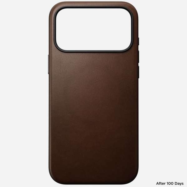 Nomad Modern Leather Case for iPhone 17 Pro Max Brown