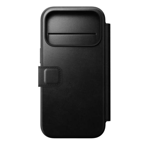 Nomad Modern Leather Folio case for iPhone 17 Pro Black Horween
