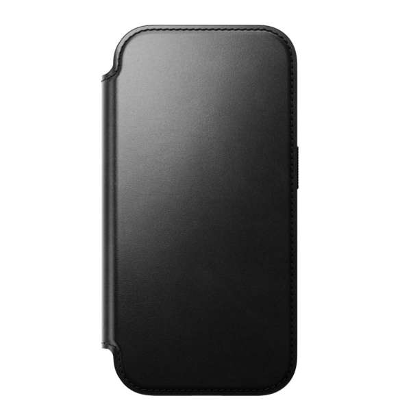 Nomad Modern Leather Folio case for iPhone 17 Pro Black Horween
