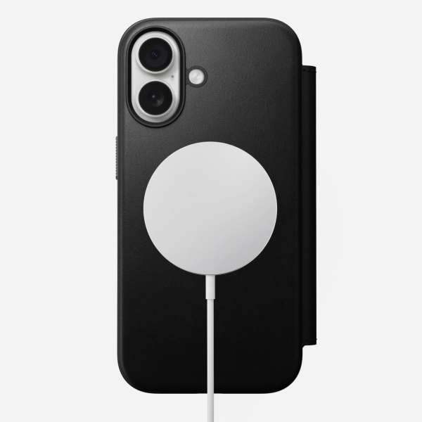Nomad Modern Leather Folio for iPhone 17 Black