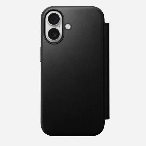 Nomad Modern Leather Folio for iPhone 17 Black
