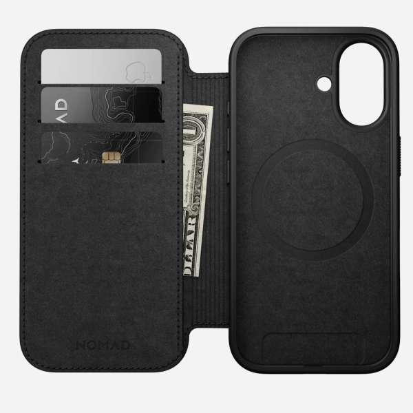 Nomad Modern Leather Folio for iPhone 17 Brown