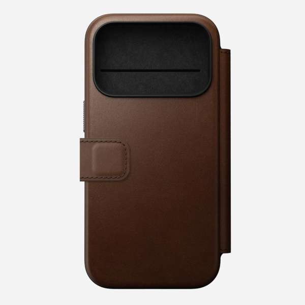 Nomad Modern Leather Folio for iPhone 17 Pro Brown