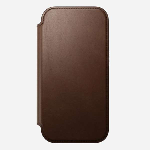 Nomad Modern Leather Folio for iPhone 17 Pro Brown