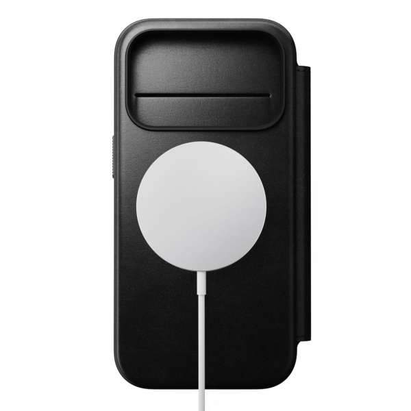 Nomad Modern Leather Folio for iPhone 17 Pro Max Black Horween