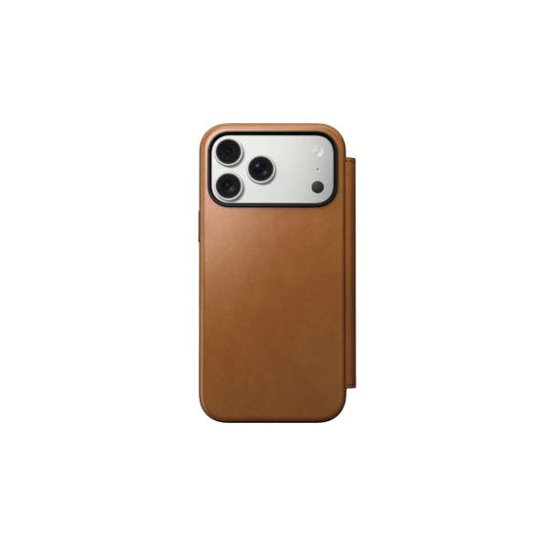 Nomad Modern Leather Folio for iPhone 17 Pro Max English Tan