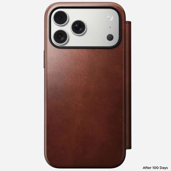 Nomad Modern Leather (Horween) Folio for iPhone 17 Pro Max Olde Dublin
