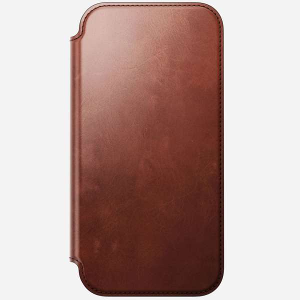 Nomad Modern Leather (Horween) Folio for iPhone 17 Pro Max Olde Dublin