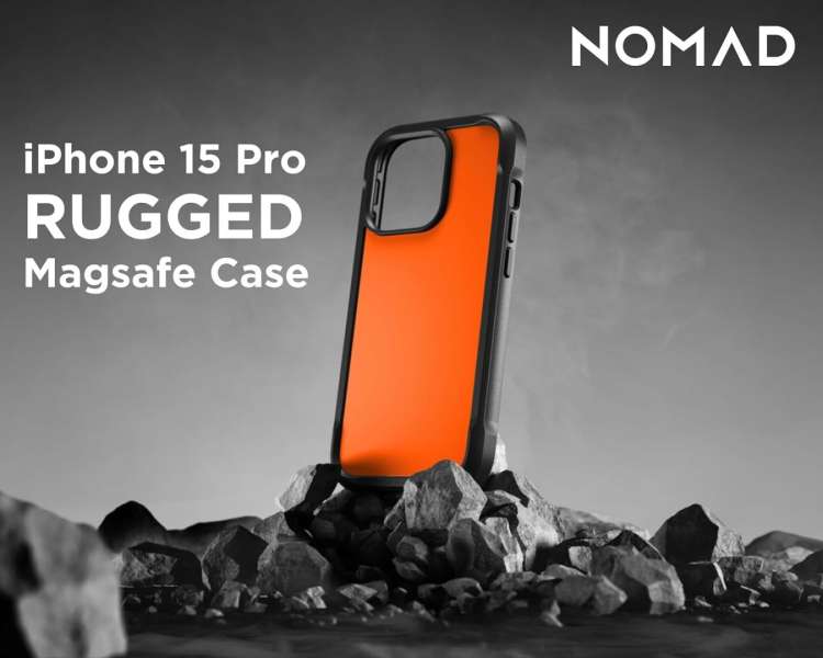 Nomad Nomad Rugged Case iPhone 15 Pro Ultra Orange