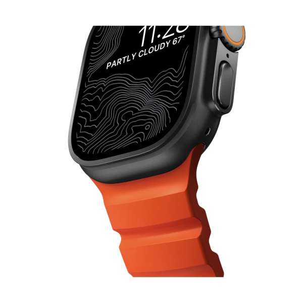 Nomad Rocky Point Band AW 49/45/44/42mm Black/Magma