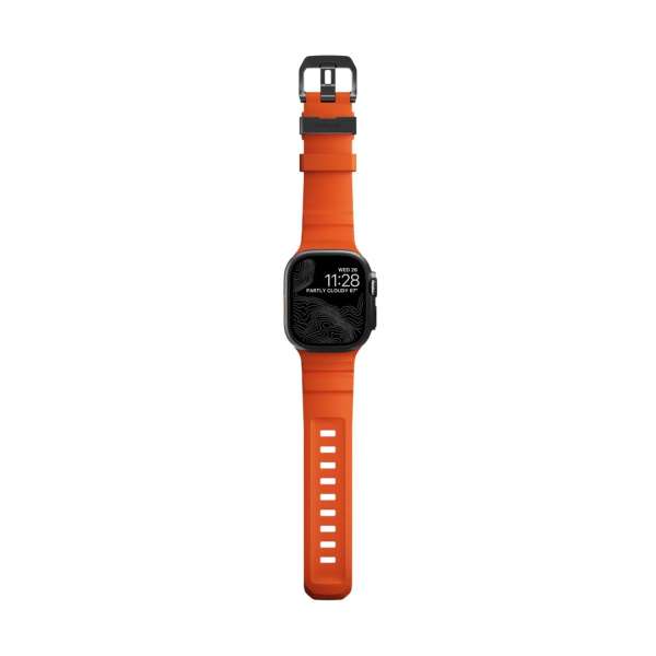 Nomad Rocky Point Band AW 49/45/44/42mm Black/Magma