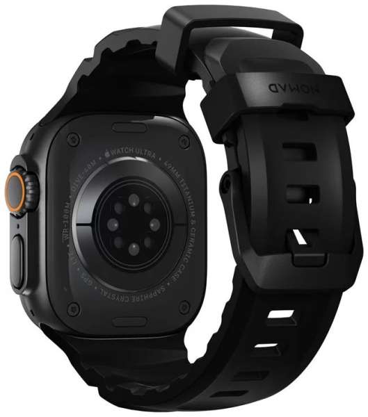 Nomad Rocky Point Band for AW 46mm/49mm Carbon Black/Black