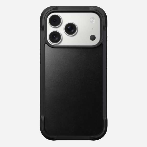 Nomad Rugged Leather (Horweeen) Case for iPhone 17 Pro Black